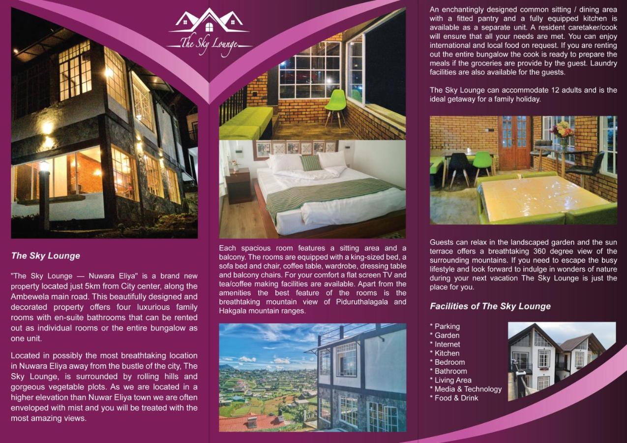 Hotel Sky Lounge Nuwara Eliya Exteriér fotografie